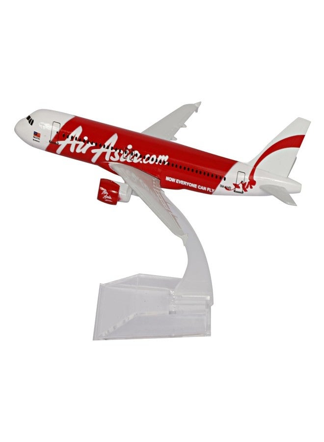 HOUSE HATCH Diecast Aeroplane Scale Model, Aircraft Model Airline, Metal Aircraft, Only for Display Size -16 Cm Multicolor (AIR Asia) - Image 1